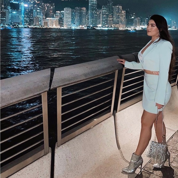 Zara PASTEL GREEN BLAZER DRESS - Picture 9 of 13